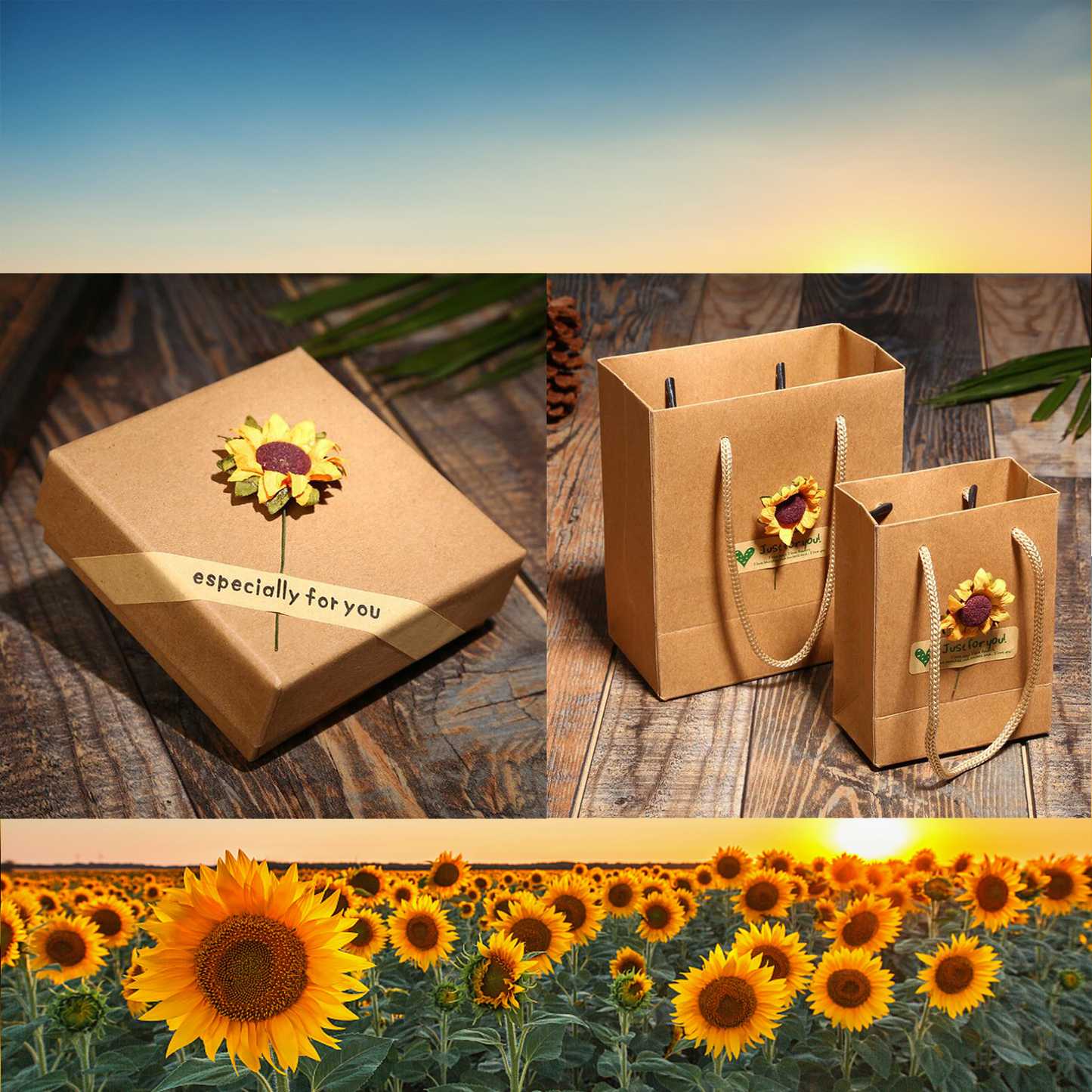 ourhomemarketTM-🔥🌞"You Are My Sunshine" Sunflower Necklace🌻(Double-sided engraving)