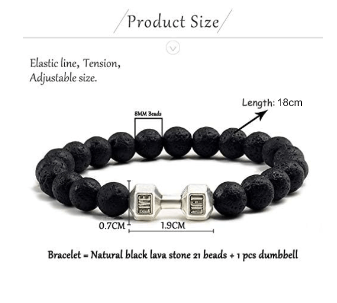 ๐ฅ Dumbbell Bracelet