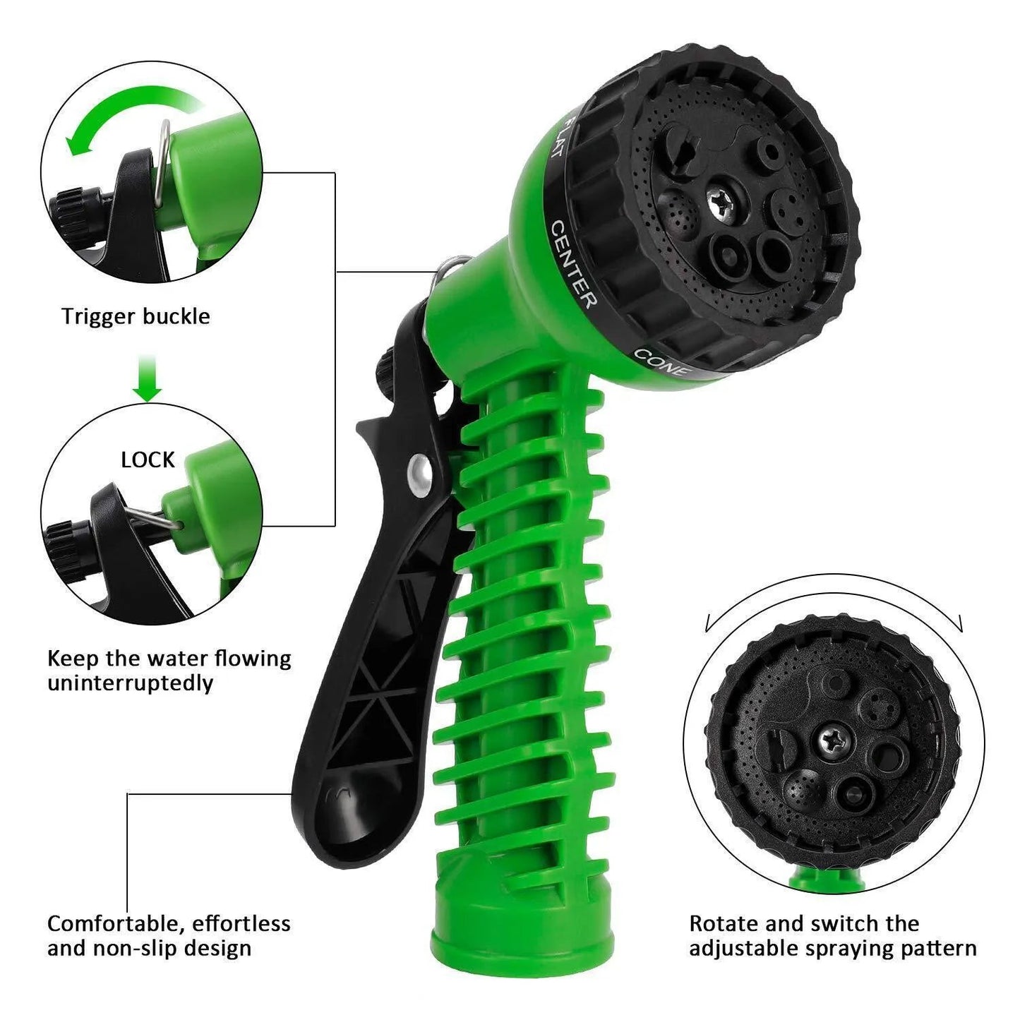 🌳Retractable Garden Water Hose With Spray Gun💦