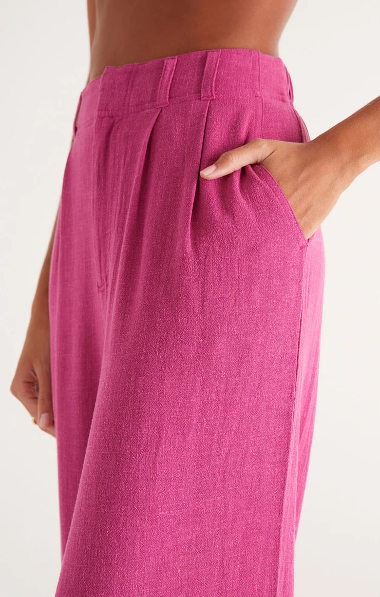 Women's elastic high waist casual wide leg pants (Buy 2 Free Shipping)