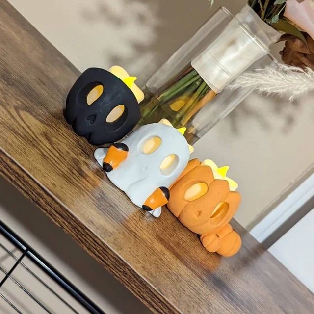 🎃Skull, Pumpkin & Ghost Candle Holder