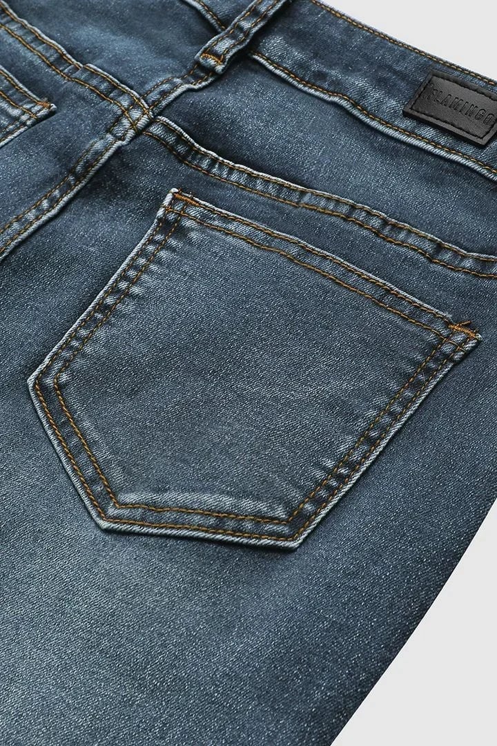 😍Last Day 49% OFF🔥Floral Hand Embroidery Mid Waist Bootcut Jeans🔥