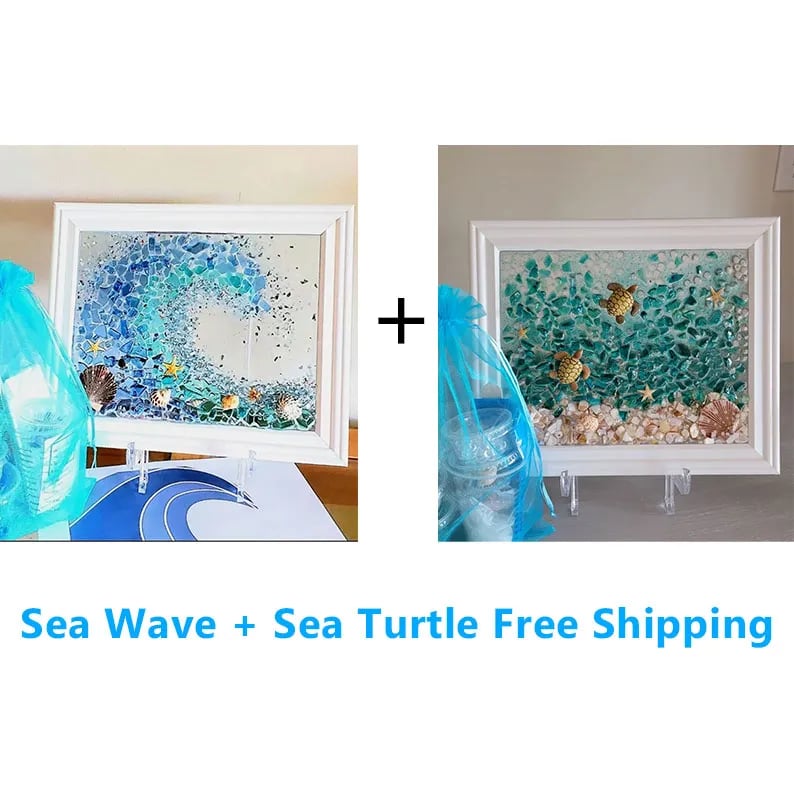 ✨Last day Special Price 🔥Limited time offer-Sea Glass Art Kit