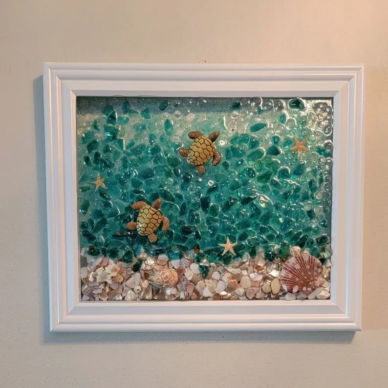 ✨Last day Special Price 🔥Limited time offer-Sea Glass Art Kit