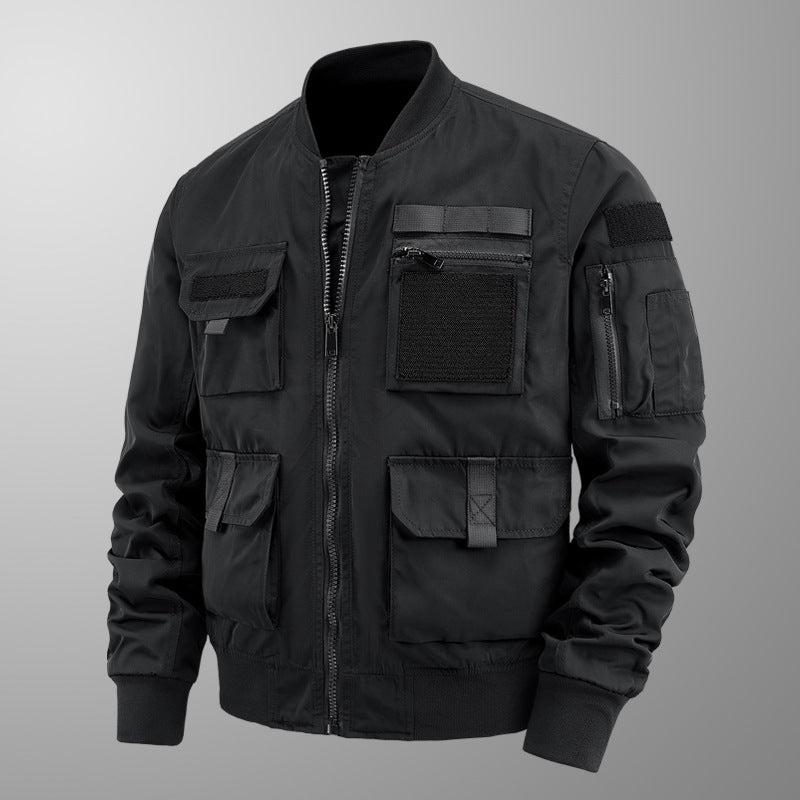 Mountain camping casual jacket functional outdoor multi-pocket jacket waterproof jacket