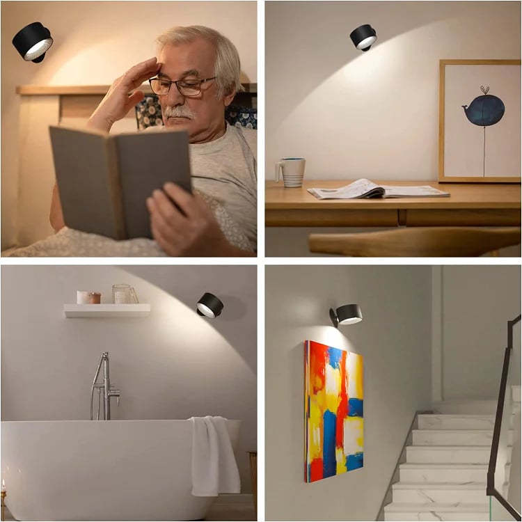 🔥360° Multifunctional Magnetic LED Wall Lamp💡|✨Hot Sale 40% Off