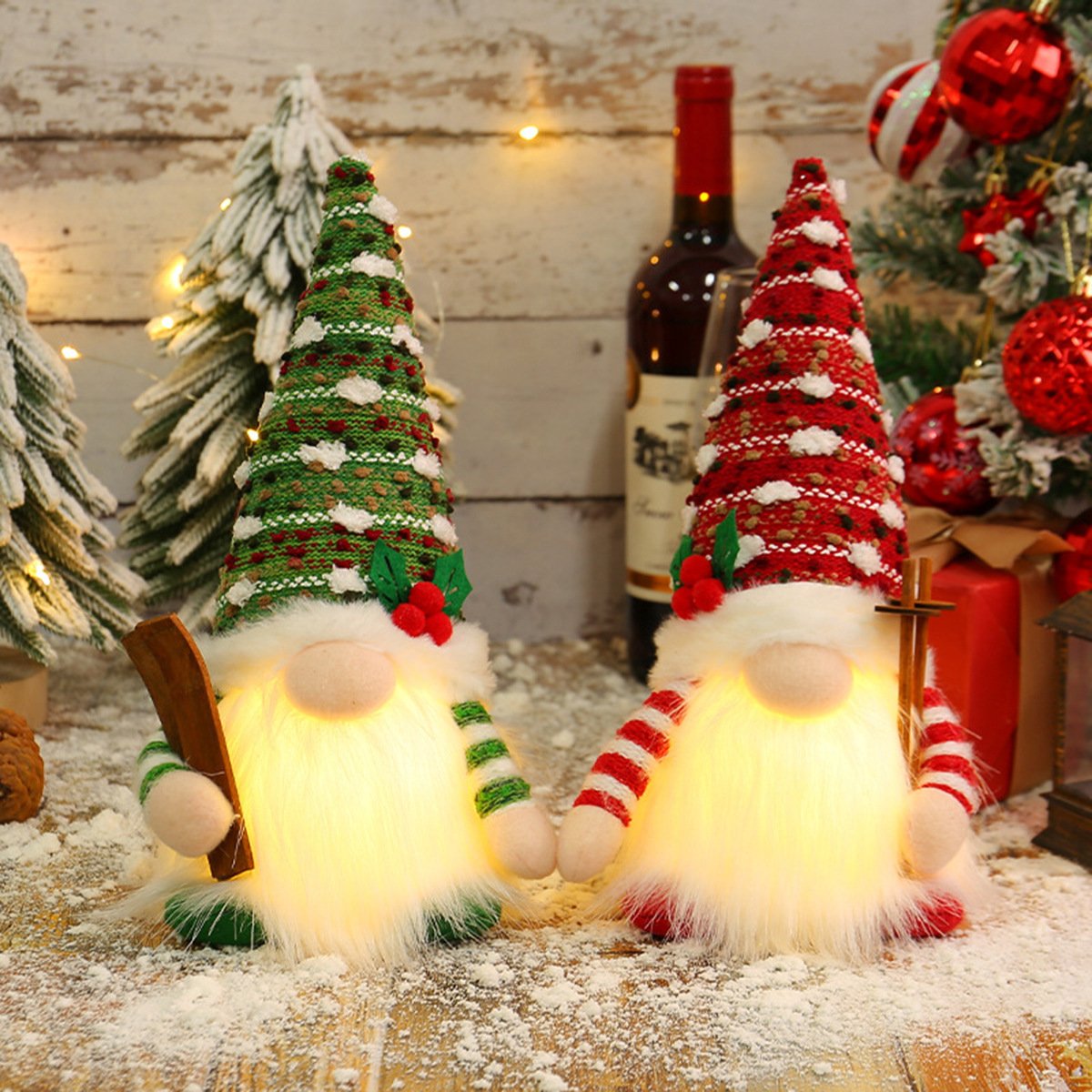 Glowing Christmas Plush Dwarf