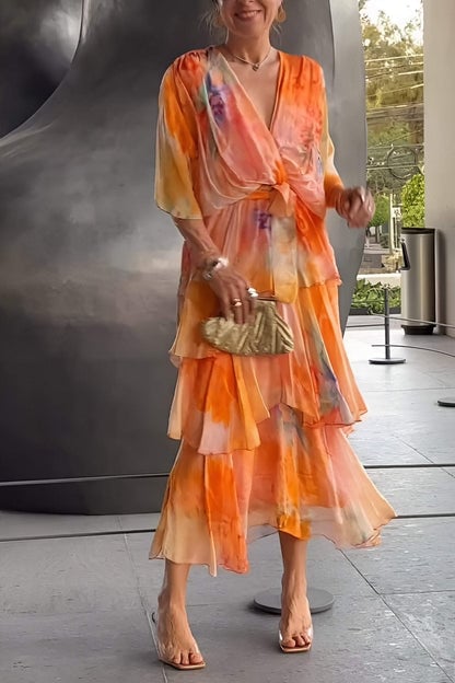 ELEGANT CHIFFON DRESS!