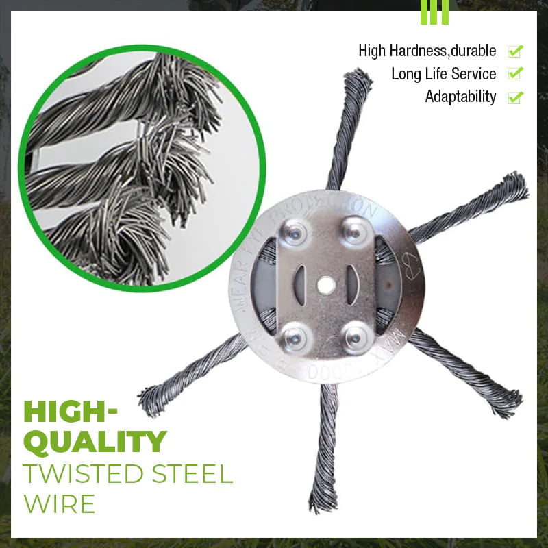ourhomemarketTM- OFF🎁Steel Wire Grass Trimmer Head