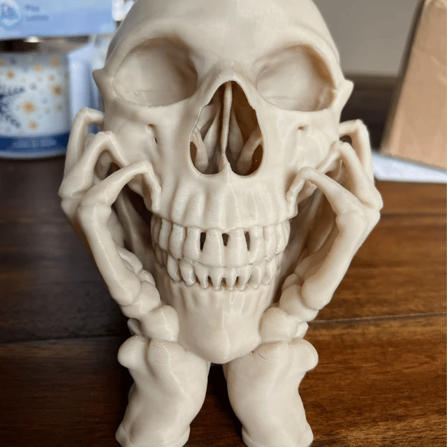 Happy Skull Horror Planter - Unique Plant Pot, Witchy/Goth Decor Bedroom & Home