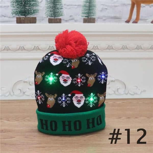 🎄 Early Christmas Sale 49% OFF🎄Christmas Theme LED Beanies - Buy 3 Free Shipping