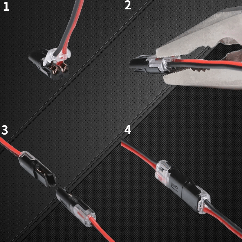 ourhomemarketTM-Double-wire Plug-in Connector With Locking Buckle(The more you buy, the more discounts you get)