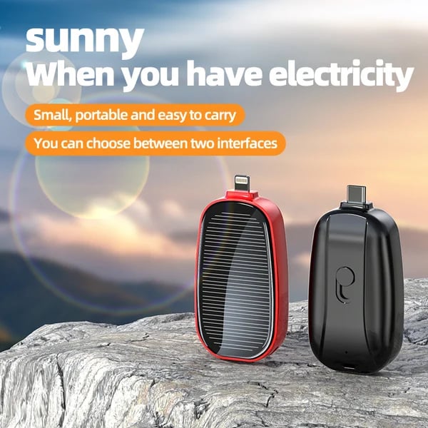 🌞Last Day Sale-49% OFF-Mini emergency solar power bank