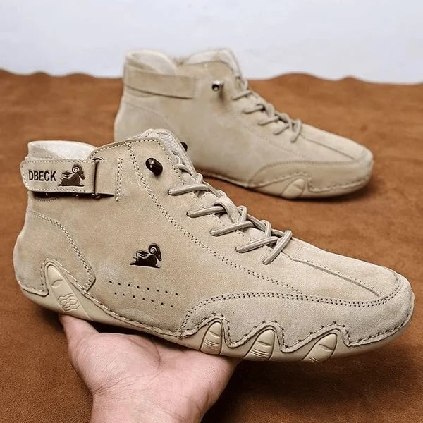 π₯π2023-Christmas Hot Saleπ - 2023 Italian Handmade Suede Velcro High Boots