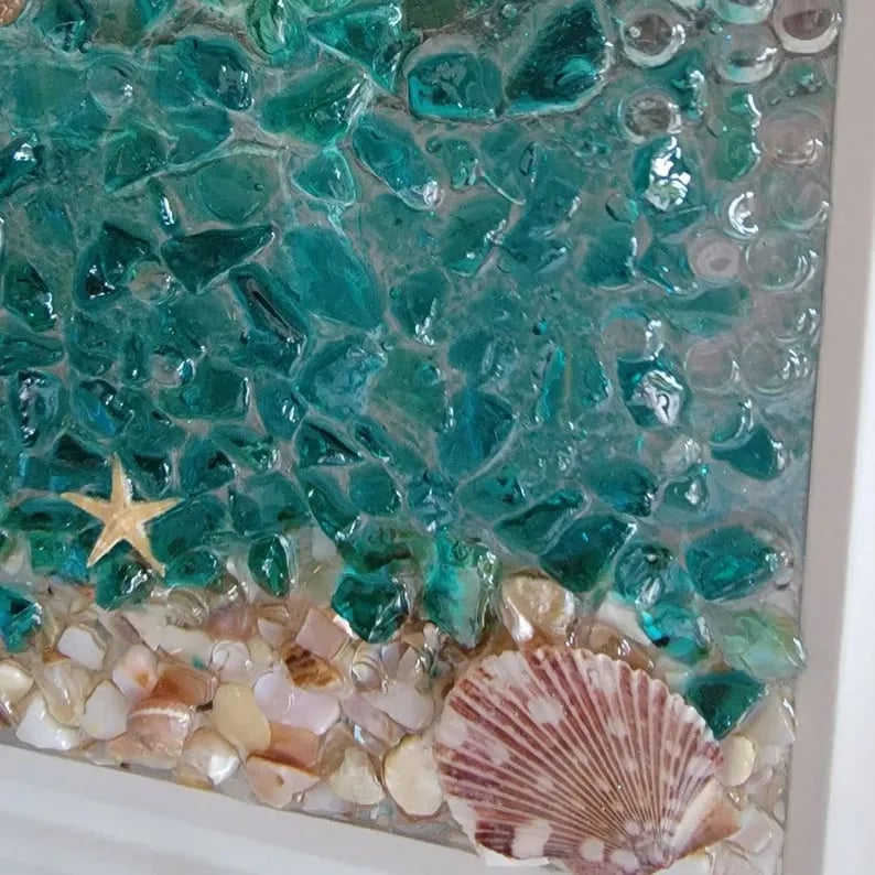 ✨Last day Special Price 🔥Limited time offer-Sea Glass Art Kit