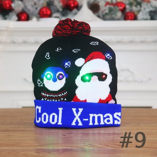 🎄 Early Christmas Sale 49% OFF🎄Christmas Theme LED Beanies - Buy 3 Free Shipping