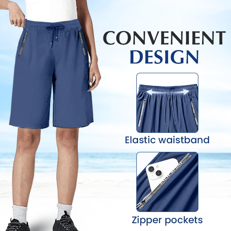 Ice Silk Quick Drying Stretch Shorts