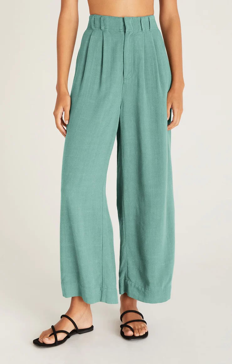 Women's elastic high waist casual wide leg pants (Buy 2 Free Shipping)