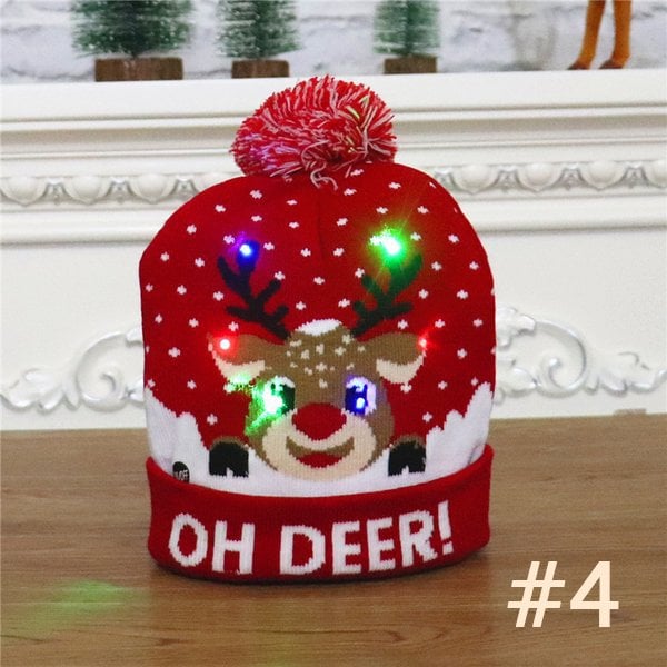 🎄 Early Christmas Sale 49% OFF🎄Christmas Theme LED Beanies - Buy 3 Free Shipping