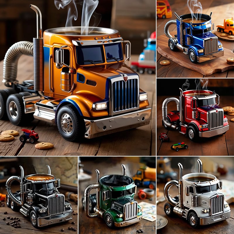 🔥Semi-Truck Coffee Mugs