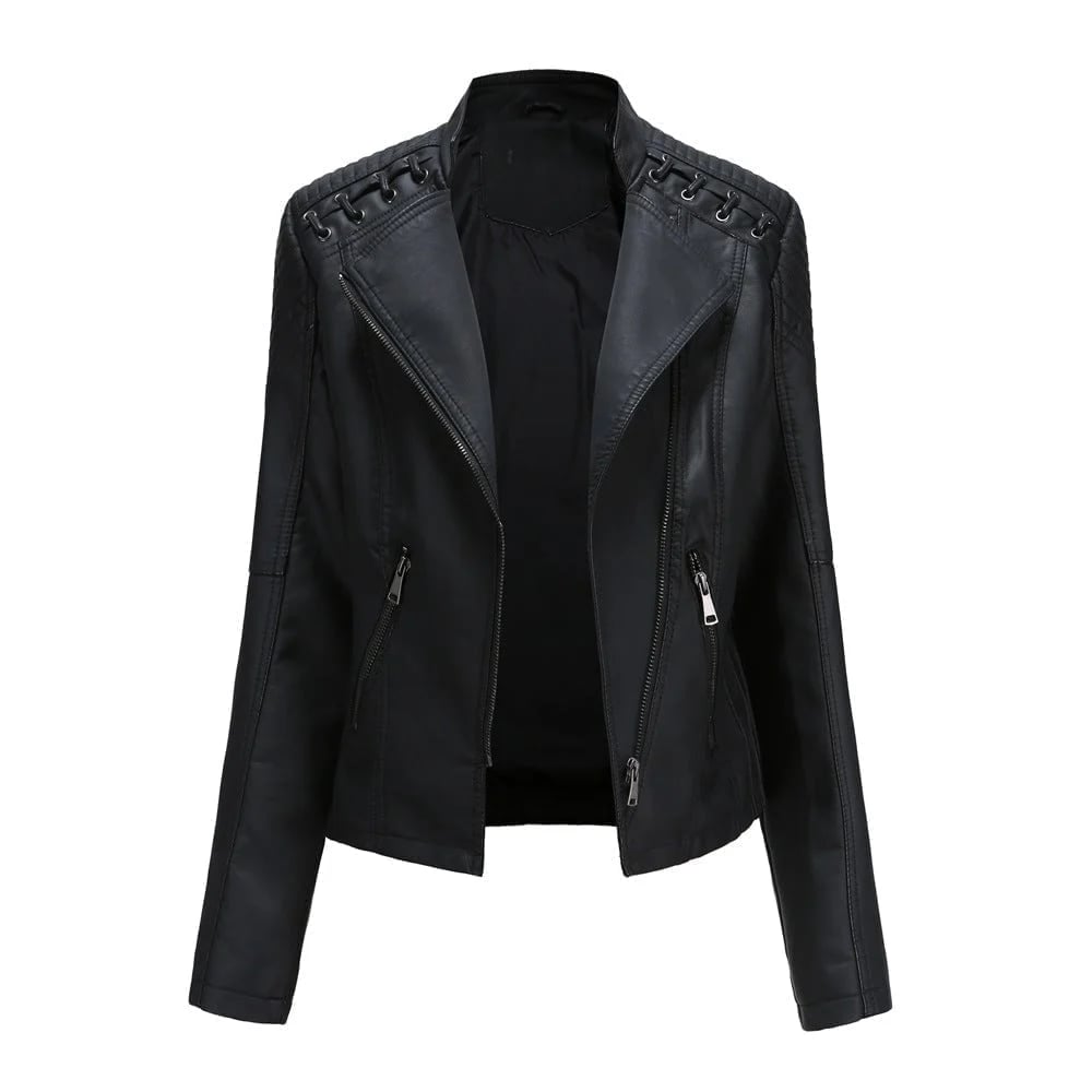 (š„HOT SALEš„) - Washed Leather Jacket