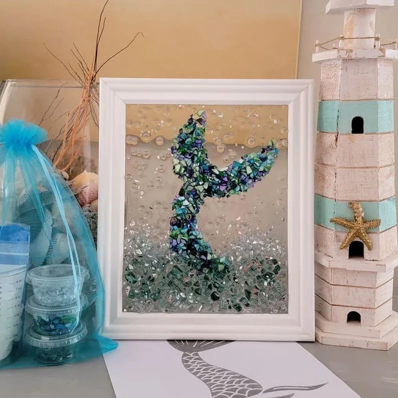✨Last day Special Price 🔥Limited time offer-Sea Glass Art Kit