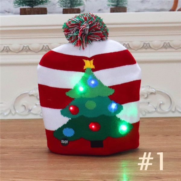 🎄 Early Christmas Sale 49% OFF🎄Christmas Theme LED Beanies - Buy 3 Free Shipping