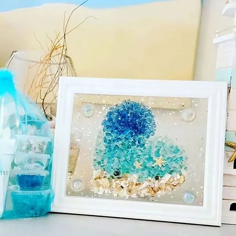 ✨Last day Special Price 🔥Limited time offer-Sea Glass Art Kit