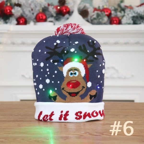 🎄 Early Christmas Sale 49% OFF🎄Christmas Theme LED Beanies - Buy 3 Free Shipping