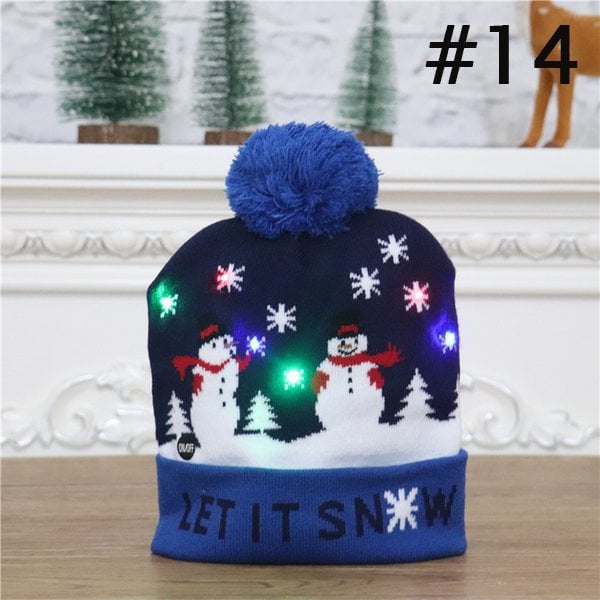 🎄 Early Christmas Sale 49% OFF🎄Christmas Theme LED Beanies - Buy 3 Free Shipping