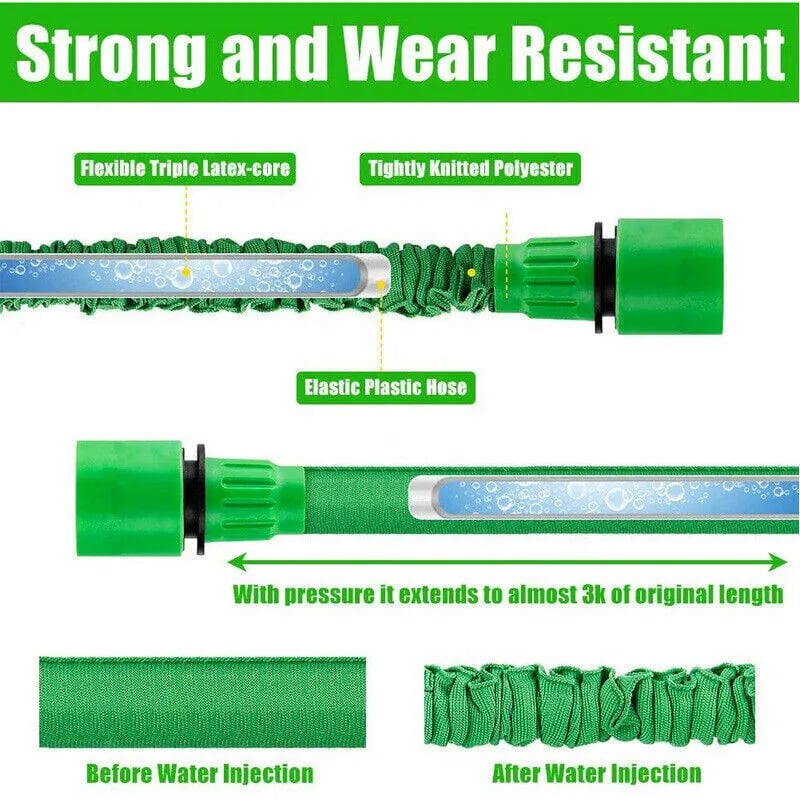🌳Retractable Garden Water Hose With Spray Gun💦