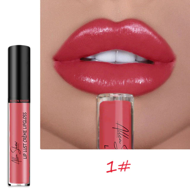 ourhomemarketTM-12 COLOR WATERPROOF LONG LASTING MOIST LIP GLOSS PLUMPER LIQUID LIPSTICK