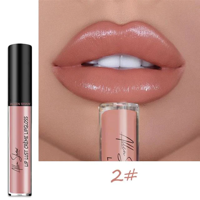 ourhomemarketTM-12 COLOR WATERPROOF LONG LASTING MOIST LIP GLOSS PLUMPER LIQUID LIPSTICK