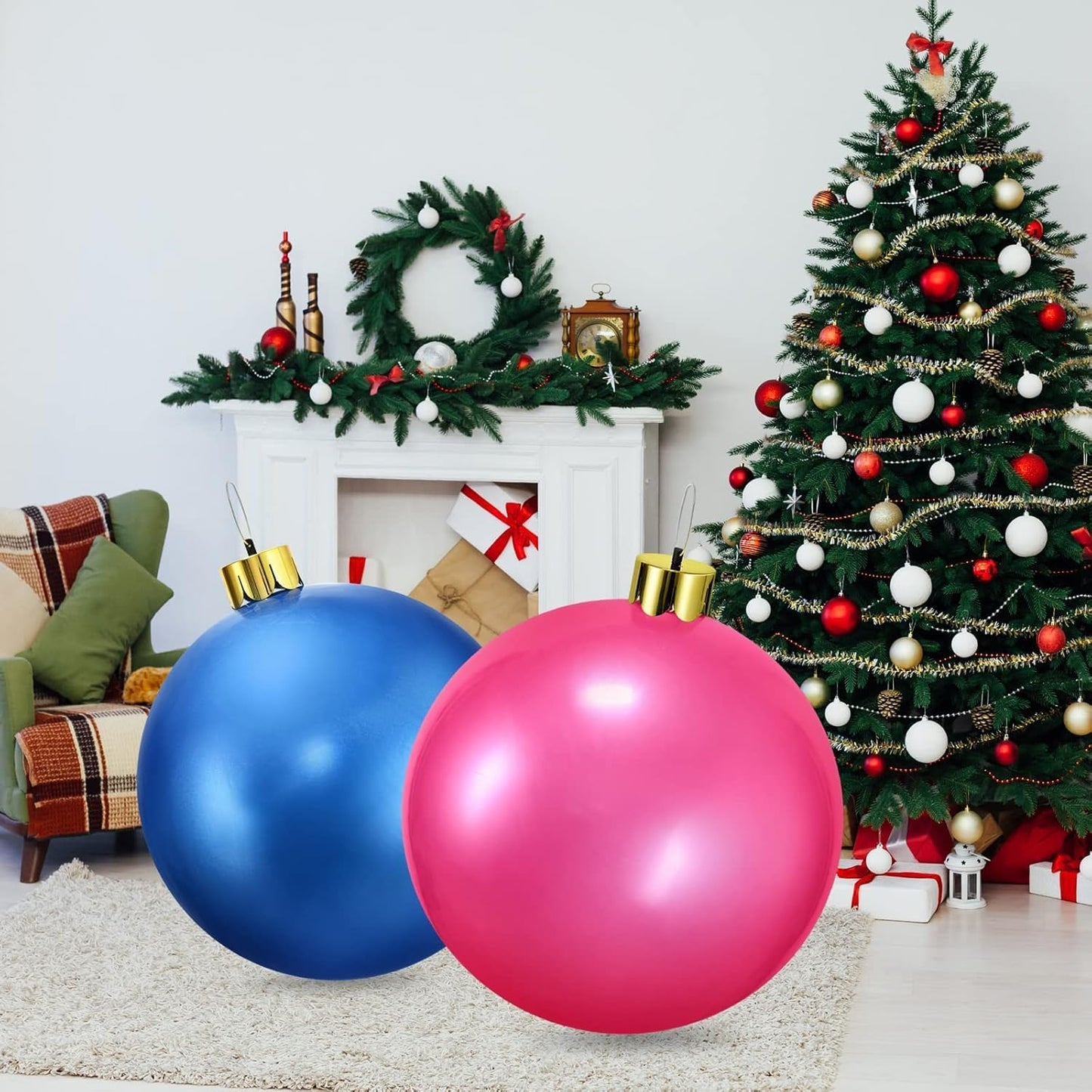 🎄Oversized Inflatable Christmas Ball Decoration🎈 | 🎁Buy 2 Free Shipping🔥