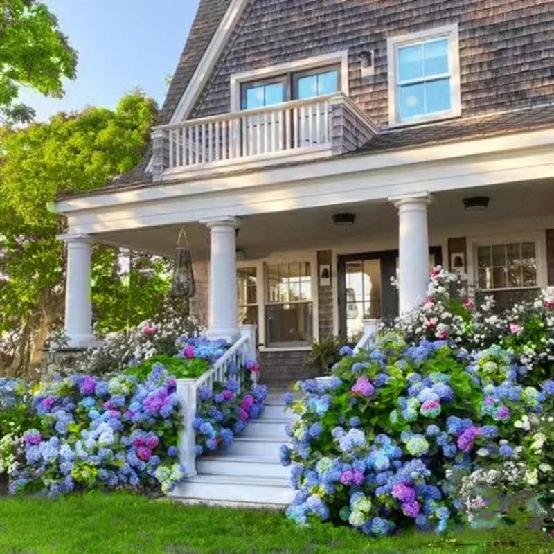 OFF-Outdoor Artificial Hydrangea Flowers💐