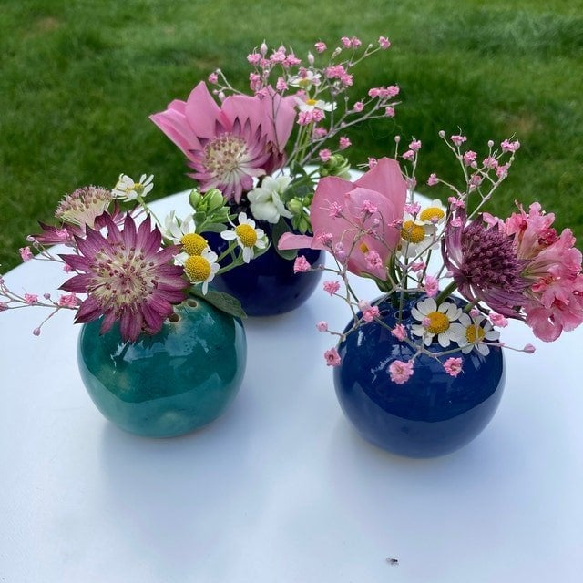 🎁Best Gift for Your Family🎁- Handmade Vase Flower Stone Table Decor