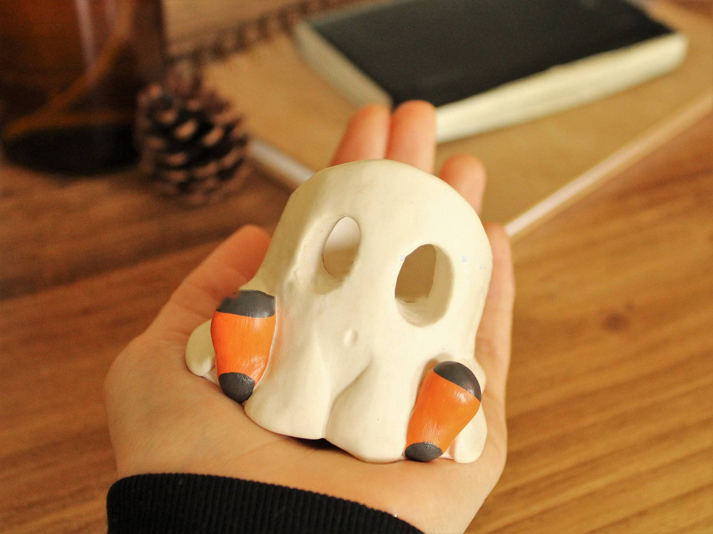 🎃Skull, Pumpkin & Ghost Candle Holder