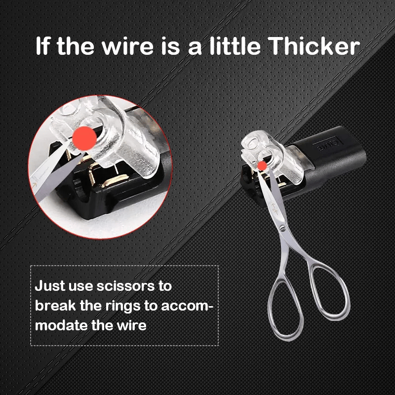 ourhomemarketTM-Double-wire Plug-in Connector With Locking Buckle(The more you buy, the more discounts you get)