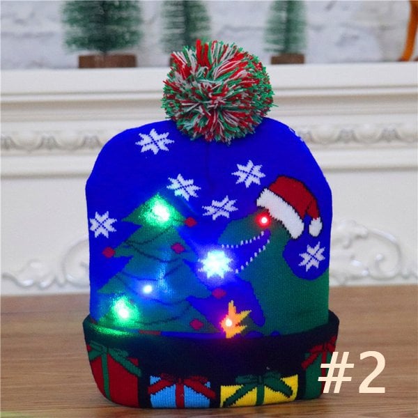 🎄 Early Christmas Sale 49% OFF🎄Christmas Theme LED Beanies - Buy 3 Free Shipping