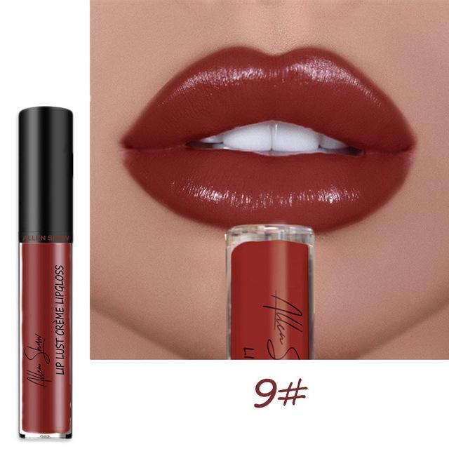 ourhomemarketTM-12 COLOR WATERPROOF LONG LASTING MOIST LIP GLOSS PLUMPER LIQUID LIPSTICK