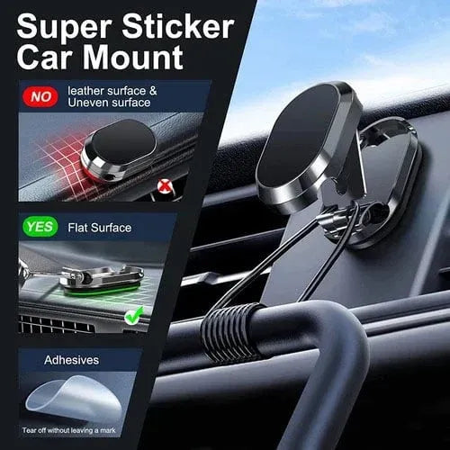 π₯ LAST DAY SALE 50% OFF π₯ Alloy Folding Magnetic Car Phone Holder