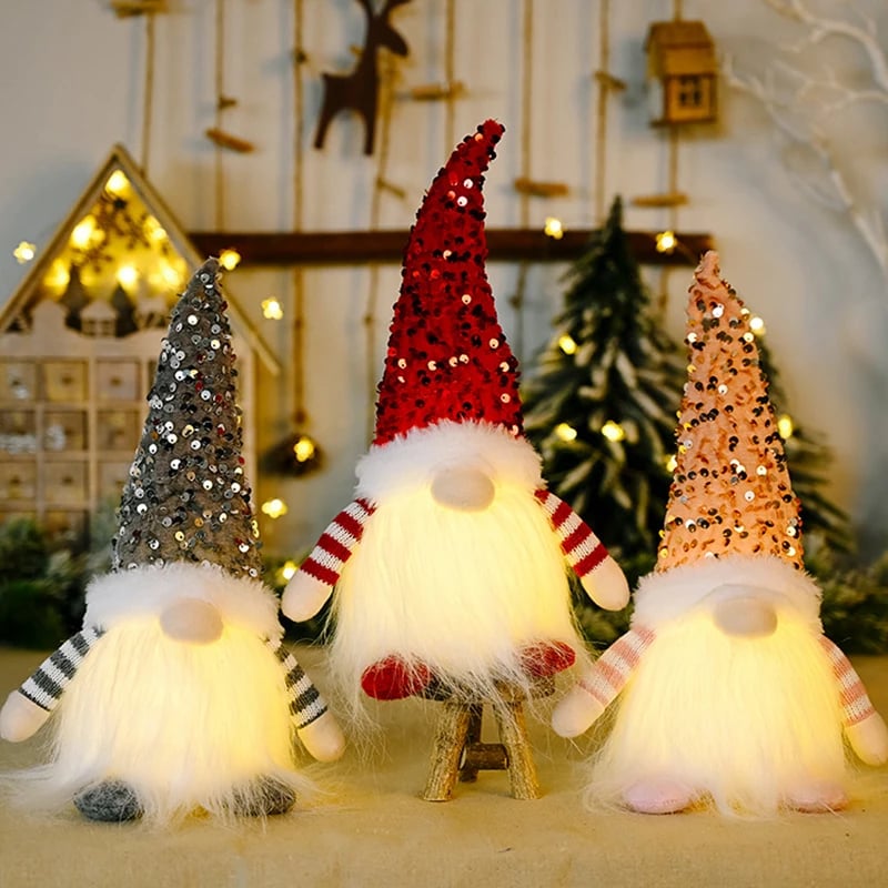 Glowing Christmas Plush Dwarf