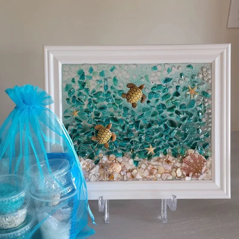 ✨Last day Special Price 🔥Limited time offer-Sea Glass Art Kit