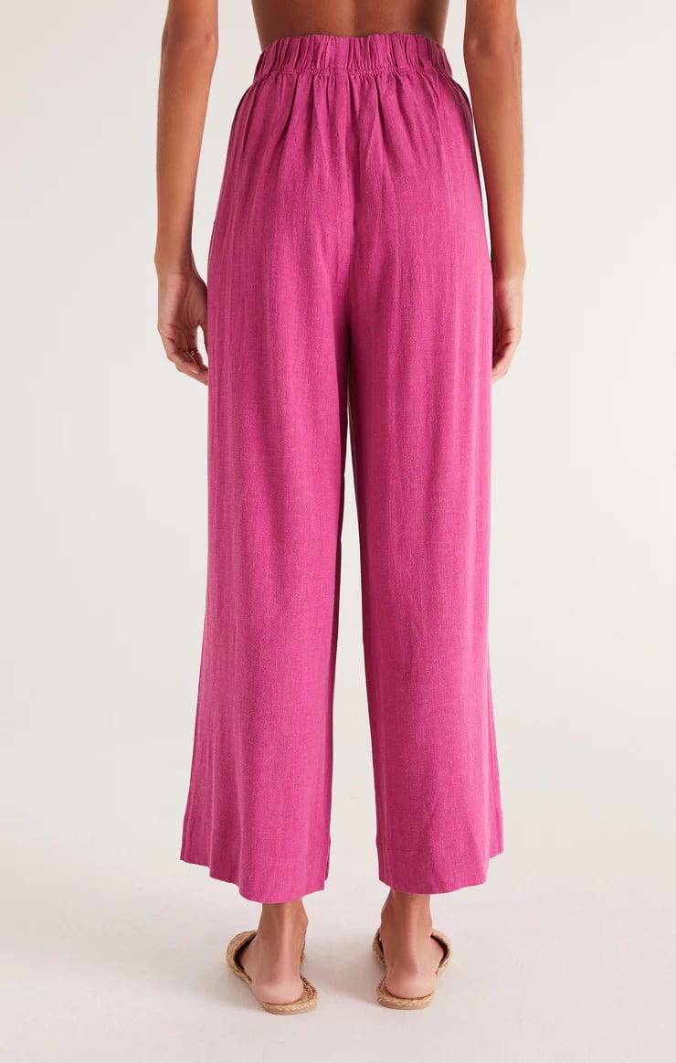 Women's elastic high waist casual wide leg pants (Buy 2 Free Shipping)
