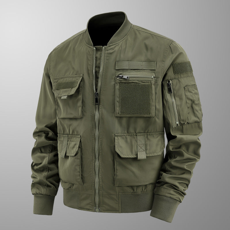 Mountain camping casual jacket functional outdoor multi-pocket jacket waterproof jacket