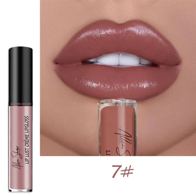 ourhomemarketTM-12 COLOR WATERPROOF LONG LASTING MOIST LIP GLOSS PLUMPER LIQUID LIPSTICK