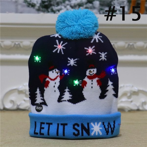 🎄 Early Christmas Sale 49% OFF🎄Christmas Theme LED Beanies - Buy 3 Free Shipping