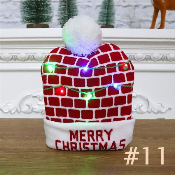 🎄 Early Christmas Sale 49% OFF🎄Christmas Theme LED Beanies - Buy 3 Free Shipping