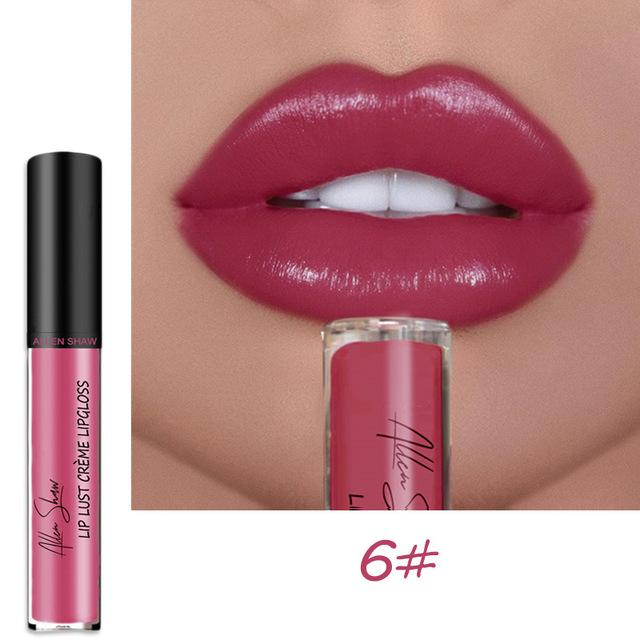 ourhomemarketTM-12 COLOR WATERPROOF LONG LASTING MOIST LIP GLOSS PLUMPER LIQUID LIPSTICK