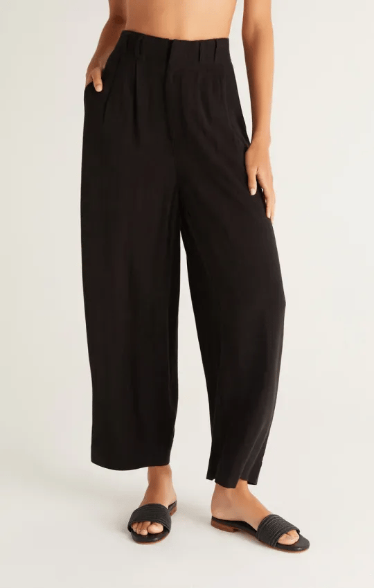 Women's elastic high waist casual wide leg pants (Buy 2 Free Shipping)